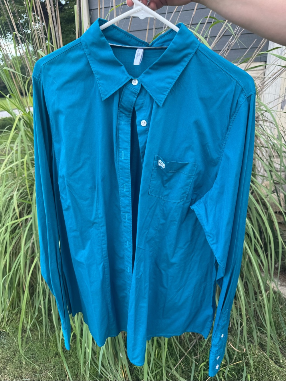 Cinch Teal Button-Down Women's Shirt